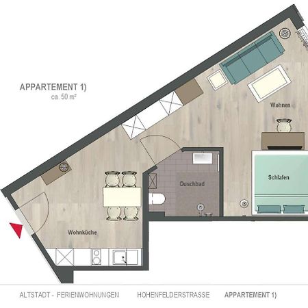 Апартаменти Cozy-Flats Koblenz Кобленц Екстер'єр фото