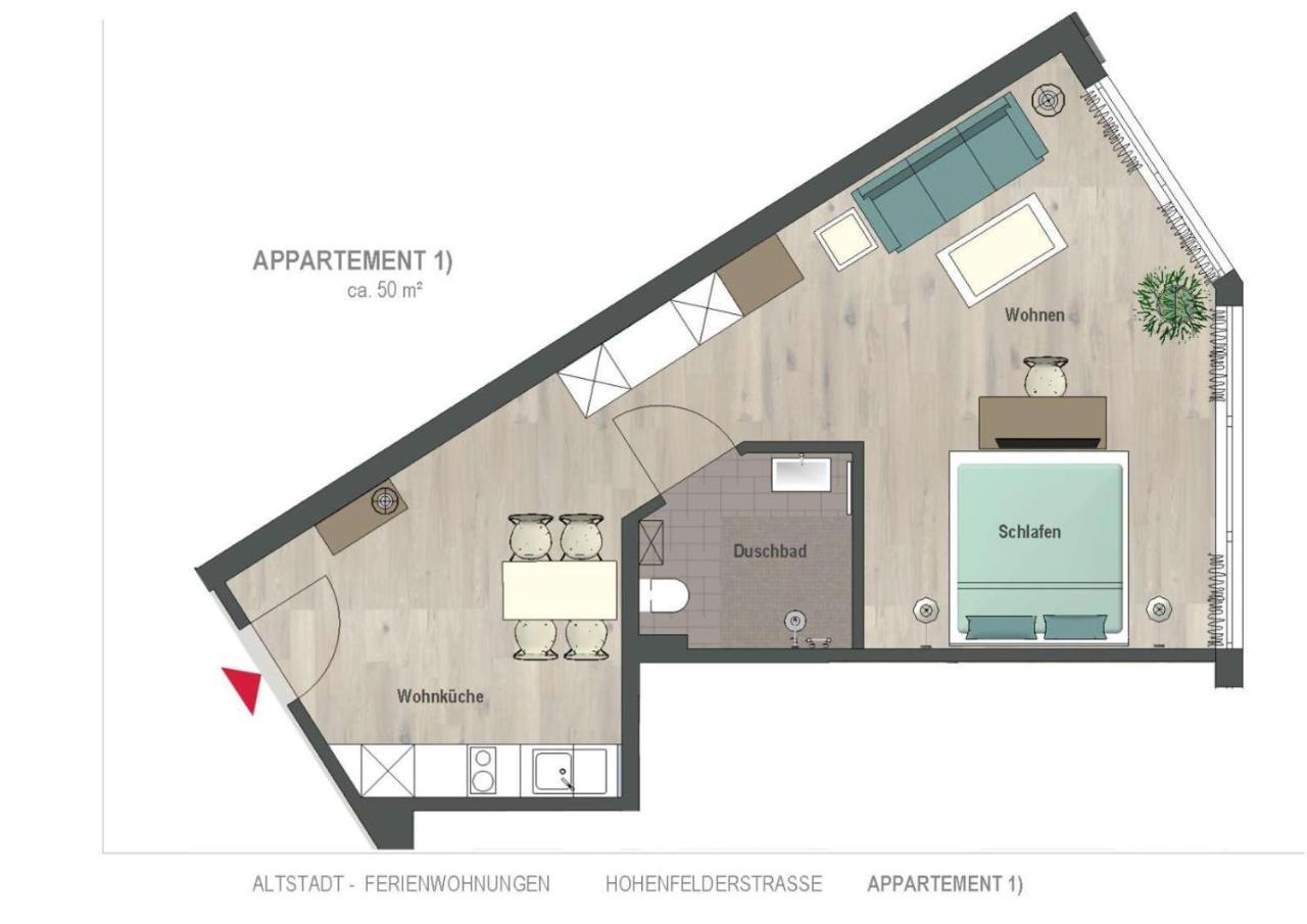 Апартаменти Cozy-Flats Koblenz Кобленц Екстер'єр фото